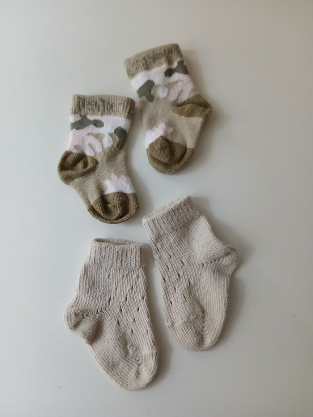 Cotton Baby Socks - 3 months